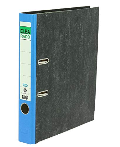 Elba Recycling-Ordner A4, Rado Wolkenmarmor, 5 cm schmal, blau, 1 Stück Elba Recycling-Ordner A4, Rado Wolkenmarmor, 5 cm schmal, blau, 1 Stück von Elba