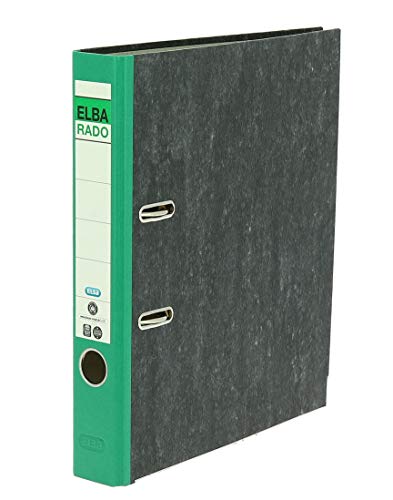 Elba Recycling-Ordner A4, Rado Wolkenmarmor, 5 cm schmal, grün, 1 Stück Elba Recycling-Ordner A4, Rado Wolkenmarmor, 5 cm schmal, grün, 1 Stück von Elba