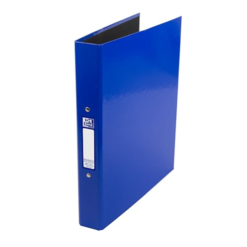 Oxford Premium A4-Ringbuch, blau, Einzelordner, 25 mm Kapazität von Oxford