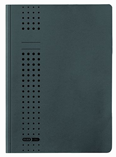 Elba Sammelmappe A4, Recycling-Karton, 3 Innenklappen, anthrazit, 25er Pack Elba Sammelmappe A4, Recycling-Karton, 3 Innenklappen, anthrazit, 25er Pack von Elba