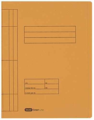 Elba Schnellhefter A4 Pappe, Smart Line, aus Manila-Karton, gelb, 100 Stück Elba Schnellhefter A4 Pappe, Smart Line, aus Manila-Karton, gelb, 100 Stück von Elba