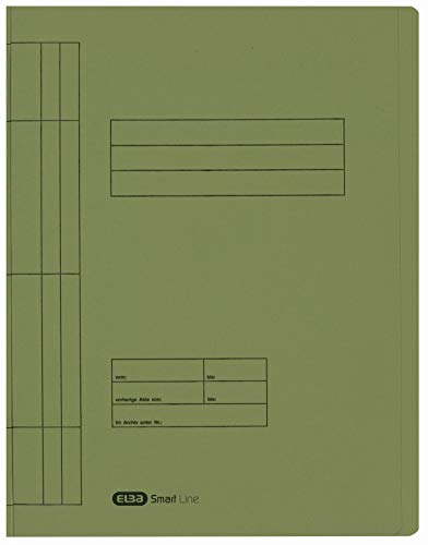 Elba Schnellhefter A4 Pappe, Smart Line, aus Manila-Karton, grün, 100 Stück Elba Schnellhefter A4 Pappe, Smart Line, aus Manila-Karton, grün, 100 Stück von Elba