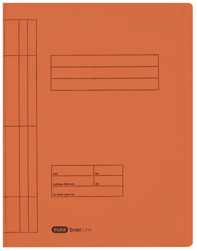 Elba Schnellhefter A4 Pappe, Smart Line, aus Manila-Karton, orange, 100 Stück Elba Schnellhefter A4 Pappe, Smart Line, aus Manila-Karton, orange, 100 Stück von Elba