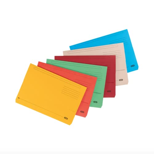 Elba Strongline 400099327 Dokumentenmappe, helles Manila-Kanzpapier, sortiert, 10 Stück von Elba