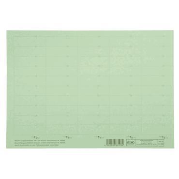 Elba vertic Beschriftungsschild für Registratur 58 x 18 mm grün 50 Stü von Elba