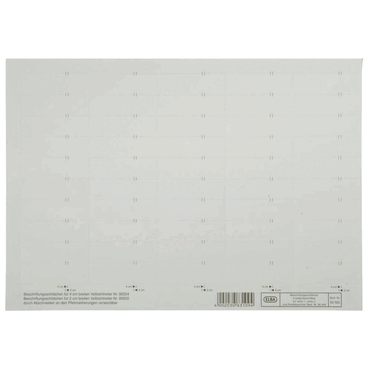 Elba vertic Beschriftungsschild für Registratur 58 x 18 mm weiß 50 Stü von Elba