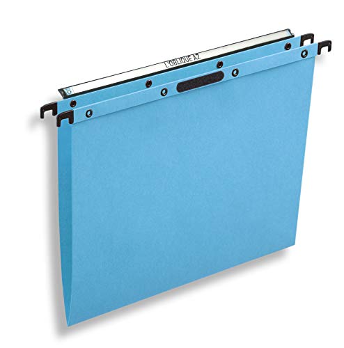 L'Oblique AZ AZX Hängemappen für Aktenschrank, V-Base, Kraftpapier, Blau, 25 Stück L'Oblique AZ AZX Hängemappen für Aktenschrank, V-Base, Kraftpapier, Blau, 25 Stück von Elba