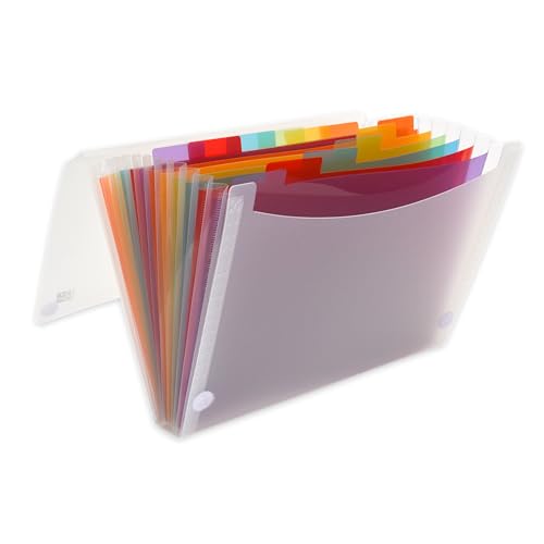 OXFORD Tahiti Dokumentenmappe, A4, mit Faltenbalg, 12 Fächer, Polypro-Einband, zufällige Farbe OXFORD Tahiti Dokumentenmappe, A4, mit Faltenbalg, 12 Fächer, Polypro-Einband, zufällige Farbe von Elba