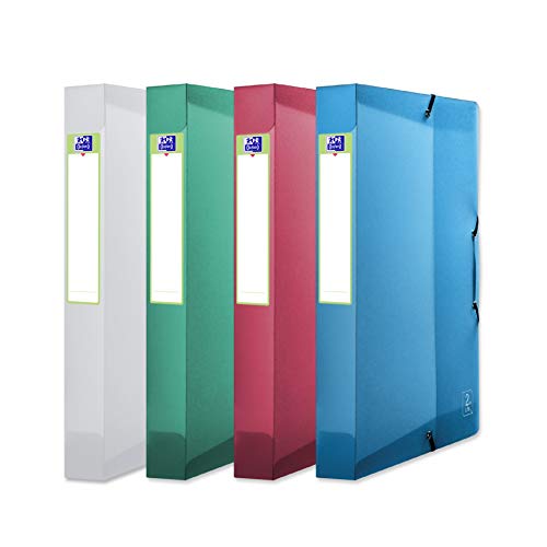 Oxford Kunststoff-Sammelbox 2nd Life, 4er Pack, DIN A4, vier Farben Oxford Kunststoff-Sammelbox 2nd Life, 4er Pack, DIN A4, vier Farben von Oxford