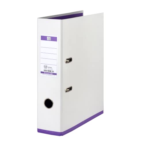 Oxford Ordner A4, myColour, 8 cm breit, zweifarbig in weiß und violett Oxford Ordner A4, myColour, 8 cm breit, zweifarbig in weiß und violett von Elba