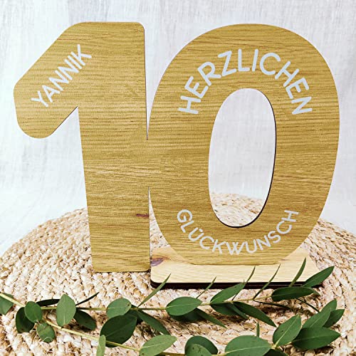 10 Jahrestag Geschenk für Ihn/Sie - Deko Gästebuch Geburtstag 10, 10. Geburtstag Männer Geschenk 10. Geburtstag Deko 10 Geburtstag Mann Tischdeko 10, 10 Jahre - Personalisierbar mit Namen aus Holz 10 Jahrestag Geschenk für Ihn/Sie - Deko Gästebuch Geburtstag 10, 10. Geburtstag Männer Geschenk 10. Geburtstag Deko 10 Geburtstag Mann Tischdeko 10, 10 Jahre - Personalisierbar mit Namen aus Holz von Elbeffekt