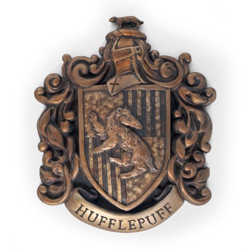 Elbenwald Harry Potter Hufflepuff Wappen Wandbild Deko für Hogwarts Fans von Elbenwald