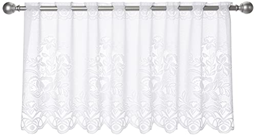 Elbersdrucke Bistrogardine 1129 weiß halbtransparent 60x160 cm Scheibengardine Kurzgardine für Wohnzimmer Schlafzimmer Flur 501239 Elbersdrucke Bistrogardine 1129 weiß halbtransparent 60x160 cm Scheibengardine Kurzgardine für Wohnzimmer Schlafzimmer Flur 501239 von Elbersdrucke