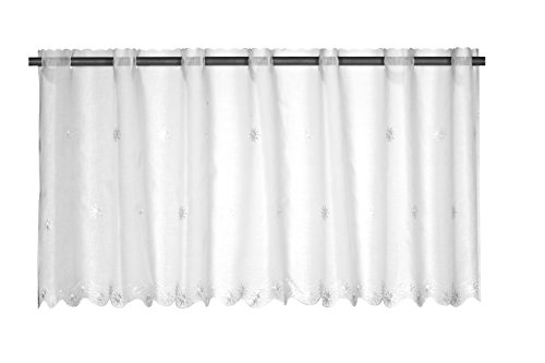 Elbersdrucke Bistrogardine Sun Valley 00 weiß transparent 48x138 cm Scheibengardine Kurzgardine für Wohnzimmer Schlafzimmer Flur Küche Küchenfenster Privatsphäre Sonnenschutz195052 Elbersdrucke Bistrogardine Sun Valley 00 weiß transparent 48x138 cm Scheibengardine Kurzgardine für Wohnzimmer Schlafzimmer Flur Küche Küchenfenster Privatsphäre Sonnenschutz195052 von Elbersdrucke