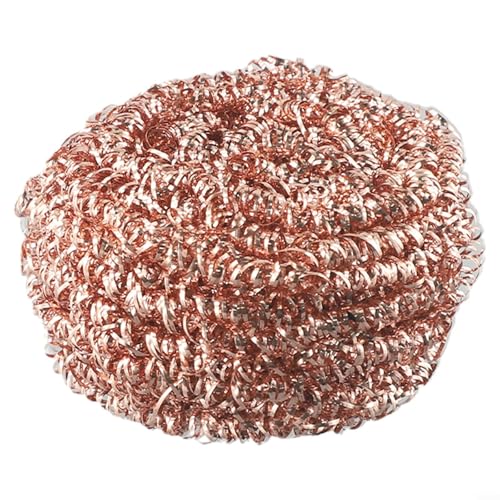 Geeignet für verkupferte Drahtschwammkugel-Set, Reinigungswerkzeug, Lötkolbenspitze, Düse, Schlackenentferner, Küchenbürste von Elchuiaby