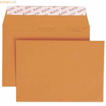 10 x Elco Briefumschläge Color C6 orange Haftklebung Papier 100 g/qm V 10 x Elco Briefumschläge Color C6 orange Haftklebung Papier 100 g/qm V von Elco