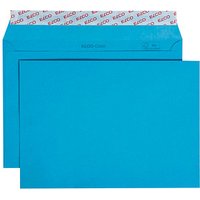 ELCO Briefumschläge Color DIN C5 ohne Fenster intensivblau haftklebend 25 St. von Elco
