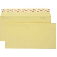 ELCO Briefumschläge Color DIN lang ohne Fenster hellchamois haftklebend 25 St. von Elco