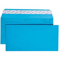 ELCO Briefumschläge Color DIN lang ohne Fenster intensivblau haftklebend 250 St. von Elco