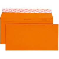 ELCO Briefumschläge Color DIN lang ohne Fenster orange haftklebend 250 St. von Elco