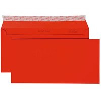 ELCO Briefumschläge Color DIN lang ohne Fenster rot haftklebend 250 St. von Elco