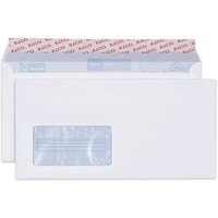 ELCO Briefumschläge Proclima DIN lang mit Fenster weiß haftklebend 500 St. von Elco
