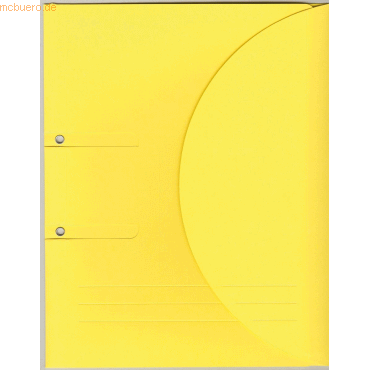 Elco Ablagemappe Ordo collecto A4 Karton 315 g/qm Grundfarben gelb VE= von Elco