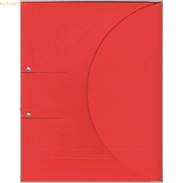 Elco Ablagemappe Ordo collecto A4 Karton 315 g/qm Grundfarben rot VE=1 von Elco