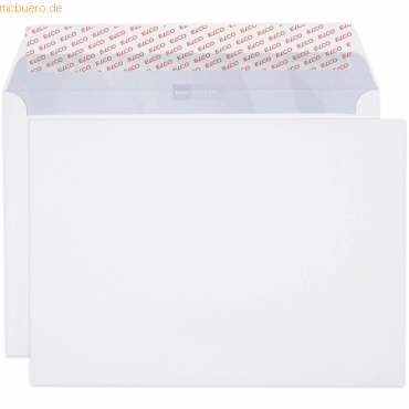 Elco Briefumschläge B4 hochweiß Haftklebung mit Innendruck Papier 120 von Elco