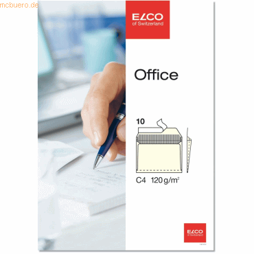 Elco Briefumschläge C4 beige Haftklebung mit Innendruck Kraftpapier 12 von Elco