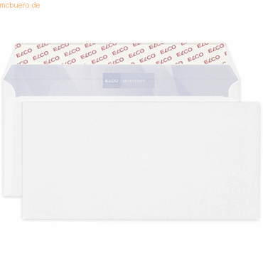 Elco Briefumschläge C5/6 hochweiß Haftklebung mit Innendruck 80 g/qm V Elco Briefumschläge C5/6 hochweiß Haftklebung mit Innendruck 80 g/qm V von Elco