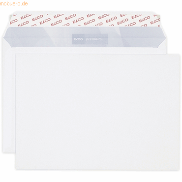 20 x Elco Briefumschläge C5 hochweiß Haftklebung mit Innendruck Papier von Elco