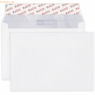 Elco Briefumschläge C6 hochweiß Haftklebung mit Innendruck 80 g/qm VE= Elco Briefumschläge C6 hochweiß Haftklebung mit Innendruck 80 g/qm VE= von Elco