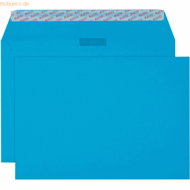 Elco Briefumschläge Color intensiv-blau Haftklebung 100 g/qm VE=200 St Elco Briefumschläge Color intensiv-blau Haftklebung 100 g/qm VE=200 St von Elco