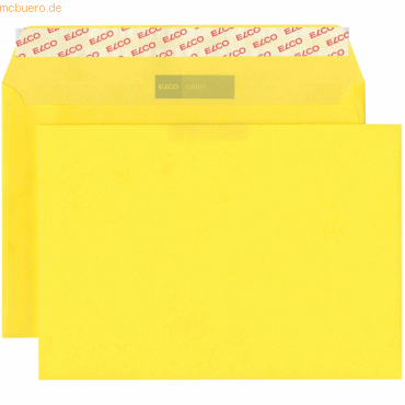 Elco Briefumschläge Color intensiv-gelb Haftklebung 100 g/qm VE=250 St Elco Briefumschläge Color intensiv-gelb Haftklebung 100 g/qm VE=250 St von Elco