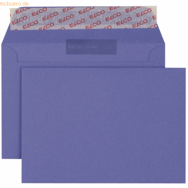 Elco Briefumschläge Color violett Haftklebung 100 g/qm VE=250 Stück Elco Briefumschläge Color violett Haftklebung 100 g/qm VE=250 Stück von Elco