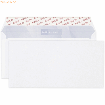 Elco Briefumschläge DINlang haftklebend 80g/qm weiß Elco Briefumschläge DINlang haftklebend 80g/qm weiß von Elco