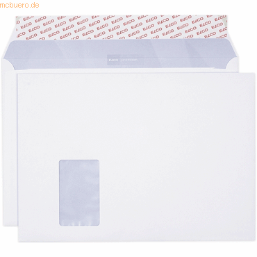 Elco Briefumschläge Office Box C4 hochweiß Haftklebung Fenster 120 g/q von Elco