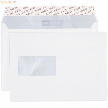 Elco Briefumschläge Office Box C5 hochweiß Haftklebung Fenster links I Elco Briefumschläge Office Box C5 hochweiß Haftklebung Fenster links I von Elco