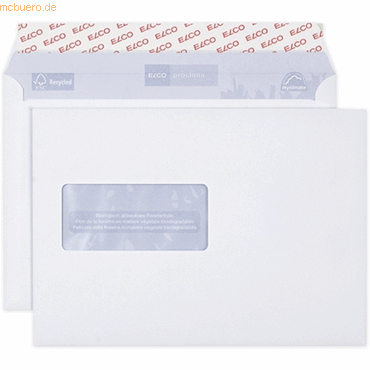 Elco Briefumschläge Proclima Box C5 weiß Haftklebung Fenster links Inn Elco Briefumschläge Proclima Box C5 weiß Haftklebung Fenster links Inn von Elco