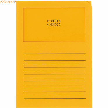 Elco Organisationsmappe Ordo classico Papier A4 220x310 mm goldgelb VE von Elco
