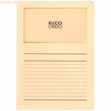Elco Organisationsmappe Ordo classico Papier A4 220x310 mm hellchamois von Elco