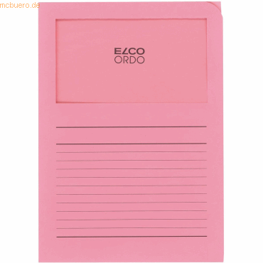 Elco Organisationsmappe Ordo classico Papier A4 220x310 mm rosa VE=100 von Elco