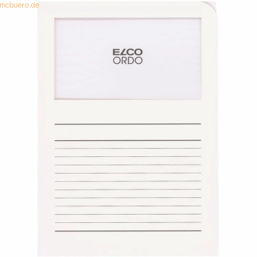 Elco Organisationsmappe Ordo classico Papier A4 220x310 mm weiß VE=100 von Elco