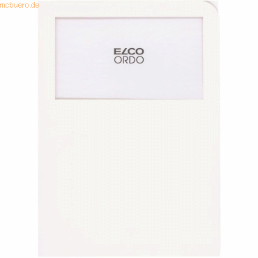 Elco Organisationsmappe Ordo classico Papier A4 220x310 mm weiß VE=100 von Elco