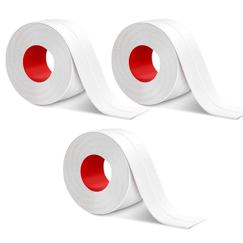 3 pcs Dichtband Selbstklebend Wasserdicht,Gesamtgröße 15m*38mm ,Dichtband Dusche,Wasserdichtes klebeband,Auf die küche/toilette/badezimmer in der ecke, dass Feuchtigkeit und verhindert Schimmel von Electri-HQ