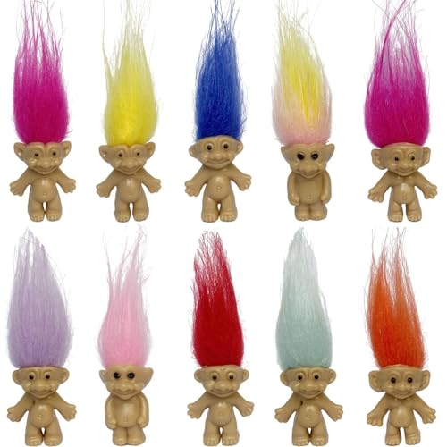 10 Stück DIY Vintage Lucky Troll-Puppe, Mini-Actionfiguren, Kuchenaufsätze, Puppenhauspuppen für Partyartikel, Sammlungen, Kunst und Basteln. 10 Stück DIY Vintage Lucky Troll-Puppe, Mini-Actionfiguren, Kuchenaufsätze, Puppenhauspuppen für Partyartikel, Sammlungen, Kunst und Basteln. von Electrilucn