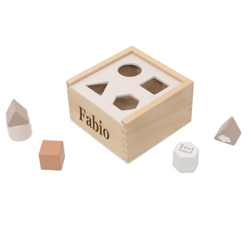 Elefantasie Formenspiel Sortierbox aus Holz beige personalisierbar mit Name und Datum Baby Geschenk mit Gravur Elefantasie Formenspiel Sortierbox aus Holz beige personalisierbar mit Name und Datum Baby Geschenk mit Gravur von Elefantasie