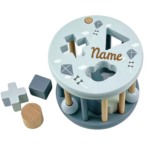 Elefantasie Sortierspiel aus Holz personalisierbar mit Name Sortierbox Steckspiel ab 12 Monate Geschenk zur Geburt blau Elefantasie Sortierspiel aus Holz personalisierbar mit Name Sortierbox Steckspiel ab 12 Monate Geschenk zur Geburt blau von Elefantasie