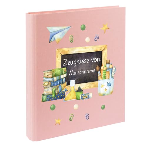 Personalisierte Zeugnismappe Ordner A4 für Zeugnisse – mit Wunschname & Schul-Motiv – Geschenk zur Einschulung, Schulabschluss oder erstem Zeugnis Personalisierte Zeugnismappe Ordner A4 für Zeugnisse – mit Wunschname & Schul-Motiv – Geschenk zur Einschulung, Schulabschluss oder erstem Zeugnis von Elefantasie